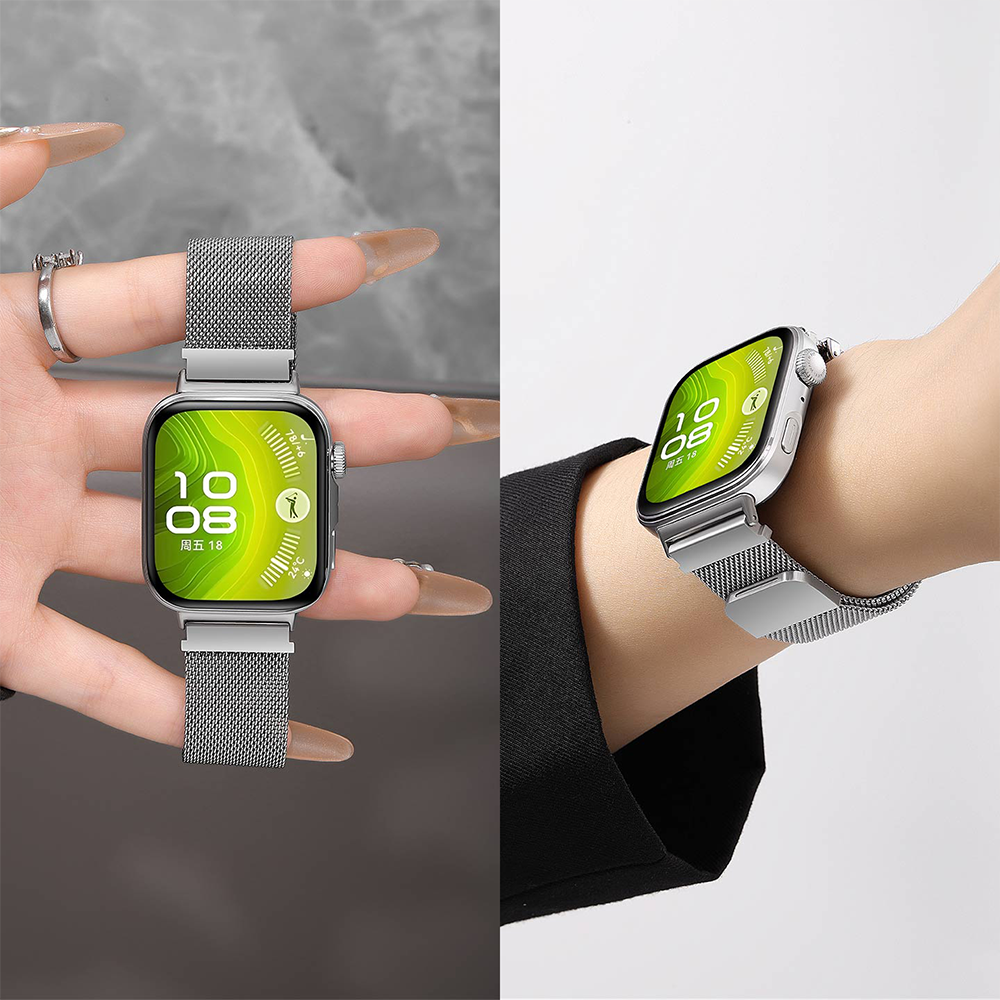 Milanese Band For Huawei Watch FIT Strap smart Magnetic Loop stainless steel metal bracelet for Huawei Watch fit 2 Accessories