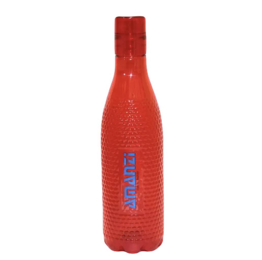 Textured Transparent Plastic Water Bottle - 1Ltr