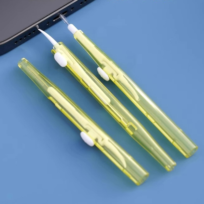 USB C Charging Port Universal Mini Cleaning Brush Metal Dust Plug Removal Cleaner Kit For Earphone Clean