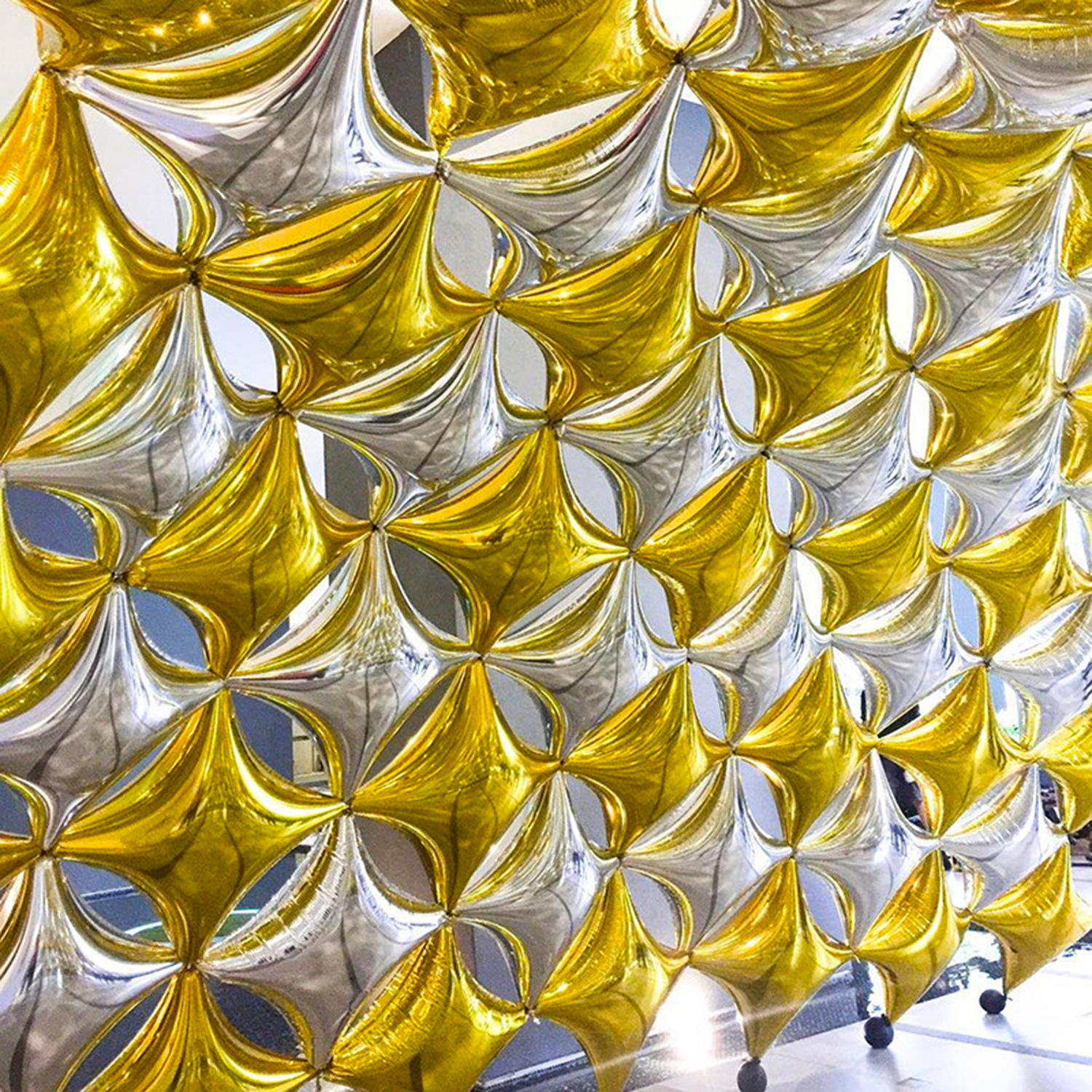 20pcs 10 Inch Gold Silver Four Pointed Star Sparkling Star Birthday Party Baby Shower Wedding Decoration Foil Balloon Set