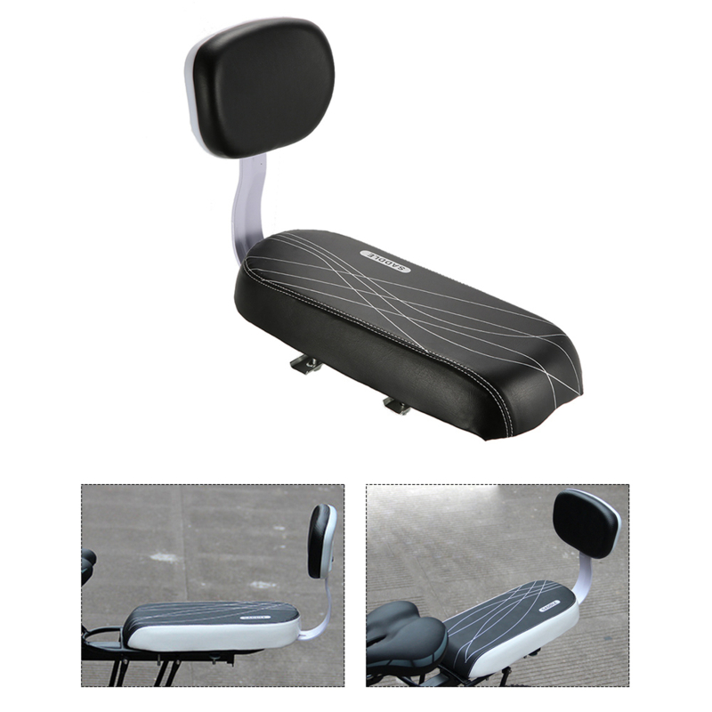 Bicycle Child Rear Seat Cushion Backrest Armrest Foot Pedal Soft Comfortable Mountain Bike Kids Seat Accessories