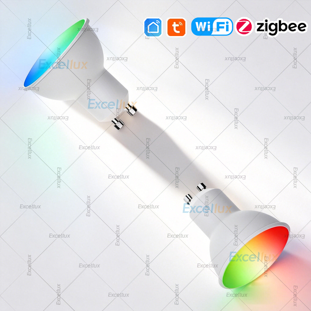 Smart GU10 WiFi Or Zigbee LED Bulb Smart LED Lamp RGBCW App Control LED Light Spotlight Works With Alexa Echo Smartthing Bridge lightify