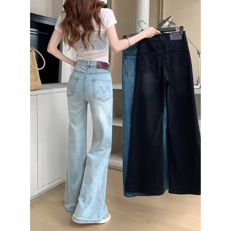 High Waist Bell Bottom Jeans Women's Spring Autumn 2026 New Fashion Slimming Ladies Flared Pants Casual Style