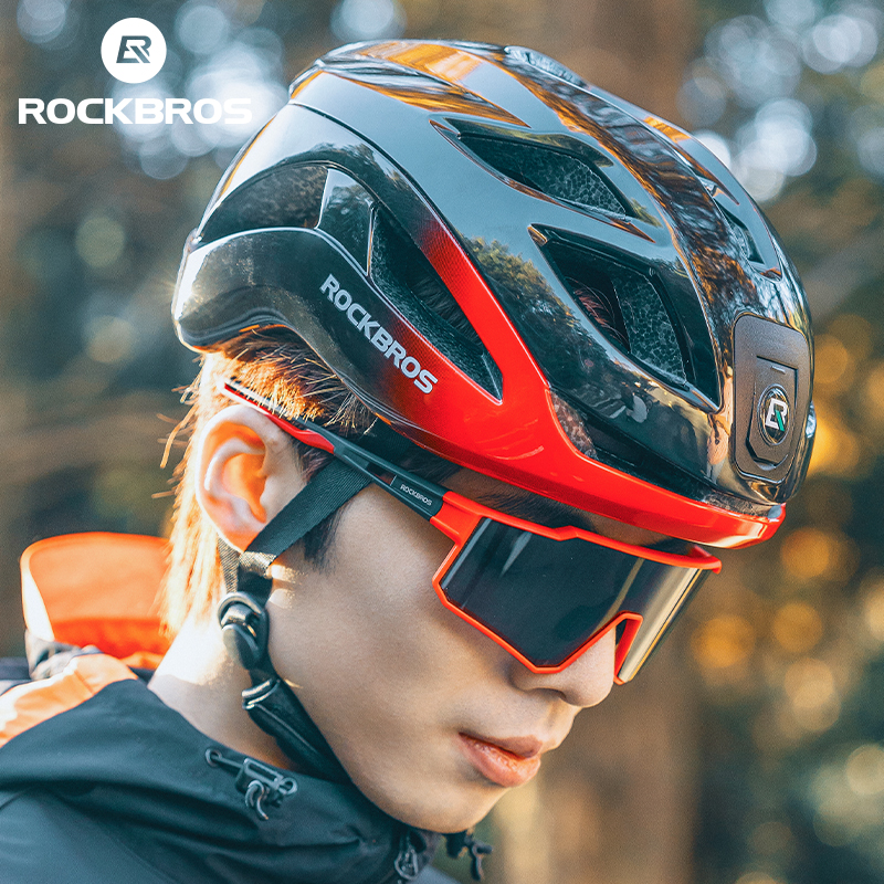 ROCKBROS Bike Glasses Polarized Photochromic Goggles UV400 Protection Bike Eyewear Sunglasess Windproof Cycling Glasses