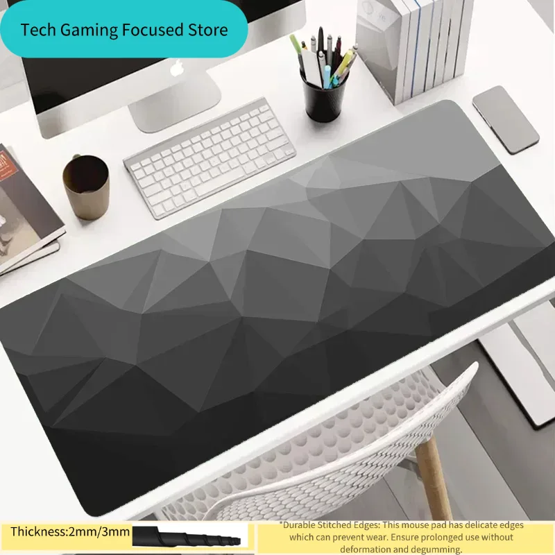 Hot Sell Large Gaming Mouse Pad Multi-size Gamer Mat Abstract XL Computer Cushion Keyboard Desk Non-Slip Locking Edge Rug