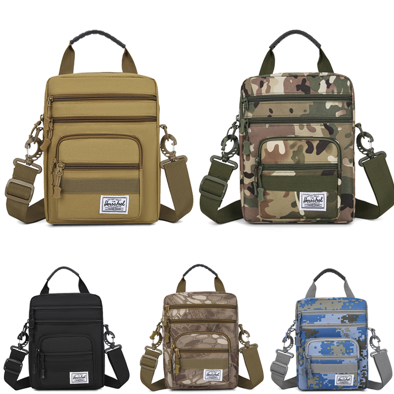 Men's Square Shoulder Bag Riding Backpack Chest Bag Large Capacity Portable Handbag Waterproof Male's Crossbody Bags
