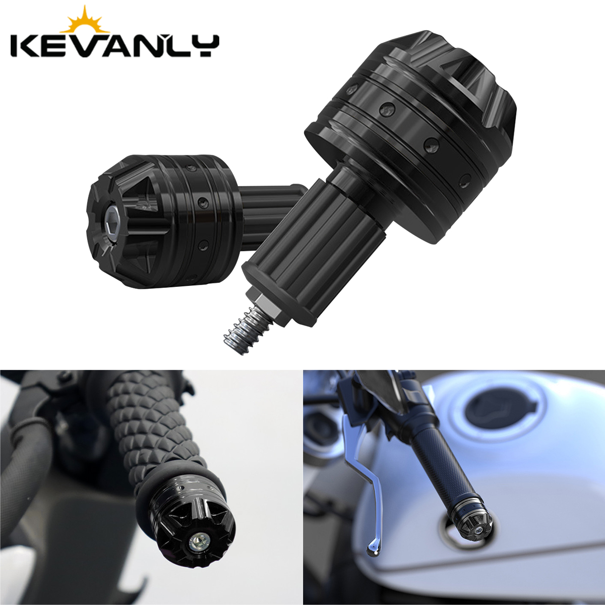 1 Pair Aluminum Alloy Motorcycle Handlebar Plug End Universal 7/8" 22mm Slider Motor Pit Dirt Bike Motocross Handle Accessories
