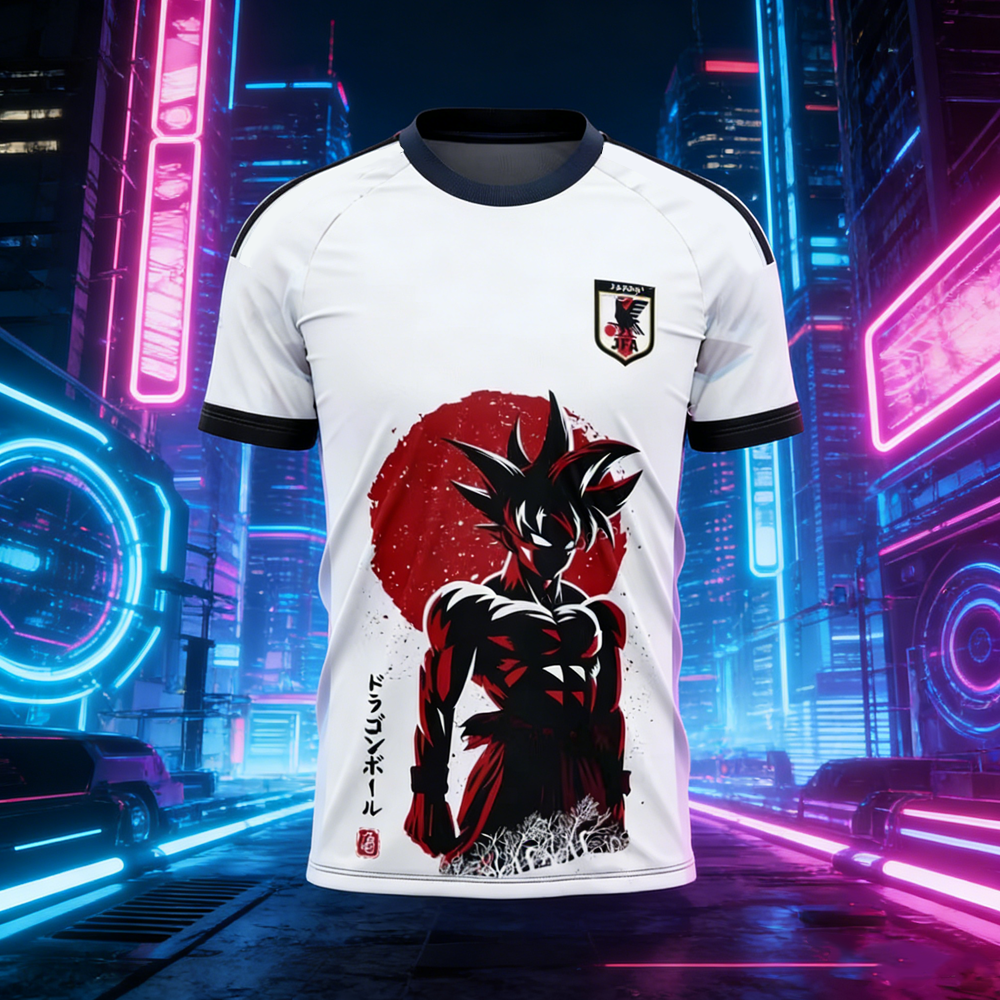 2026 Japanese New Dragon Ball Z Anime Men's Special Design Soccer Jersey Street Casual Wear Sports Quick-Drying T-Shirt