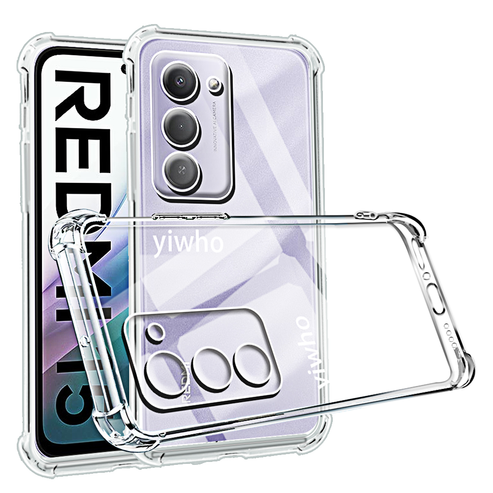 Transparent Phone Case for Redmi 15 4G 5G 15c Note 14 4g 5g Pro Plus 14 14c Clear Soft TPU for Redmi Protective Cover