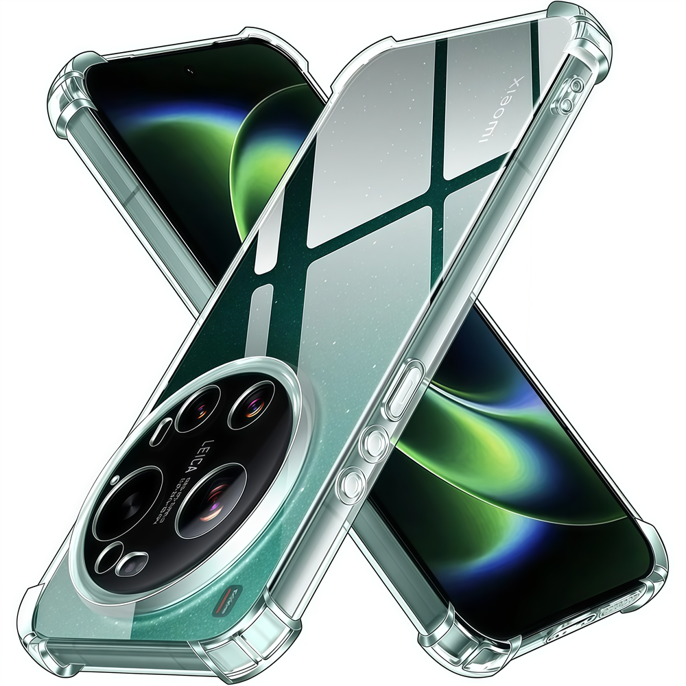 Luxury Clear Shockproof Soft Case For Mi 17 Pro Max 15T 15 14 14T 13 13T 12 12T 11 11T Lite Pro Ultra Thin Cover Case