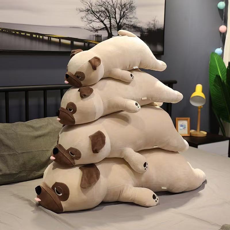 The Latest Prone Bago Dog Pillow Kawaii Stuffed Plush Toy Figurine Doll Cartoon Anime Cute Children's Birthday Fun Doll
