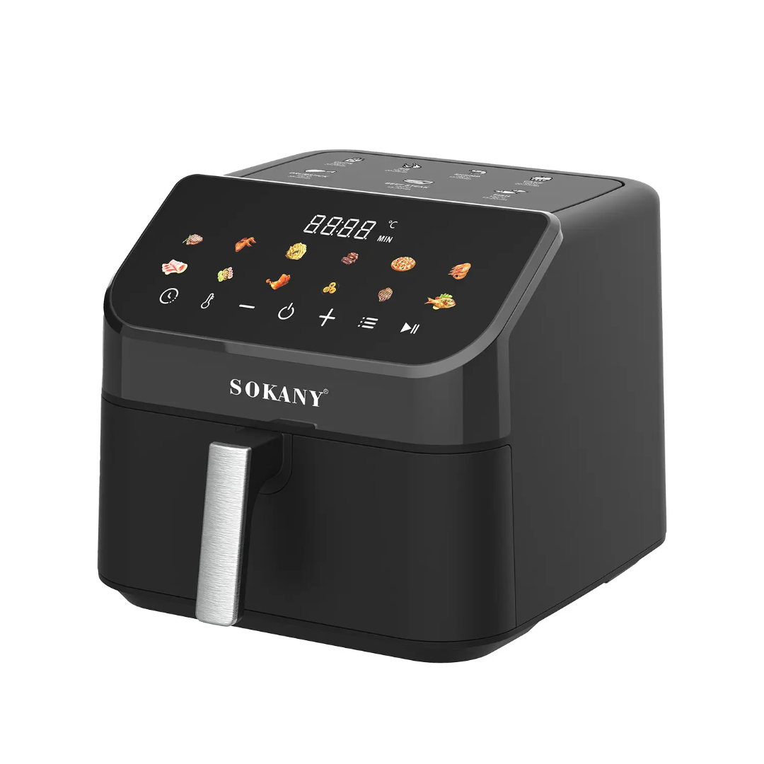 Sokany Healthy Air Fryer (SK-10070) 9.5L Large Size Digital Touch Air Fryer With Detachable Basket And 12 Preset Menus, 2000W