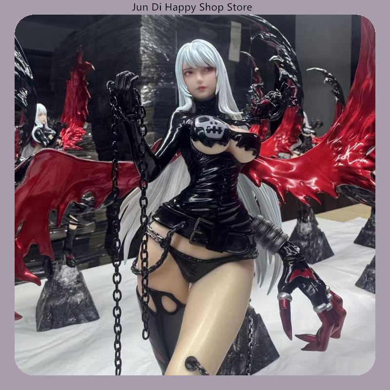 32cm Digimon LadyDevimon Standing Pose Anime Figure Model Statue Collection Desktop Decoration Ornament Toy for Fans