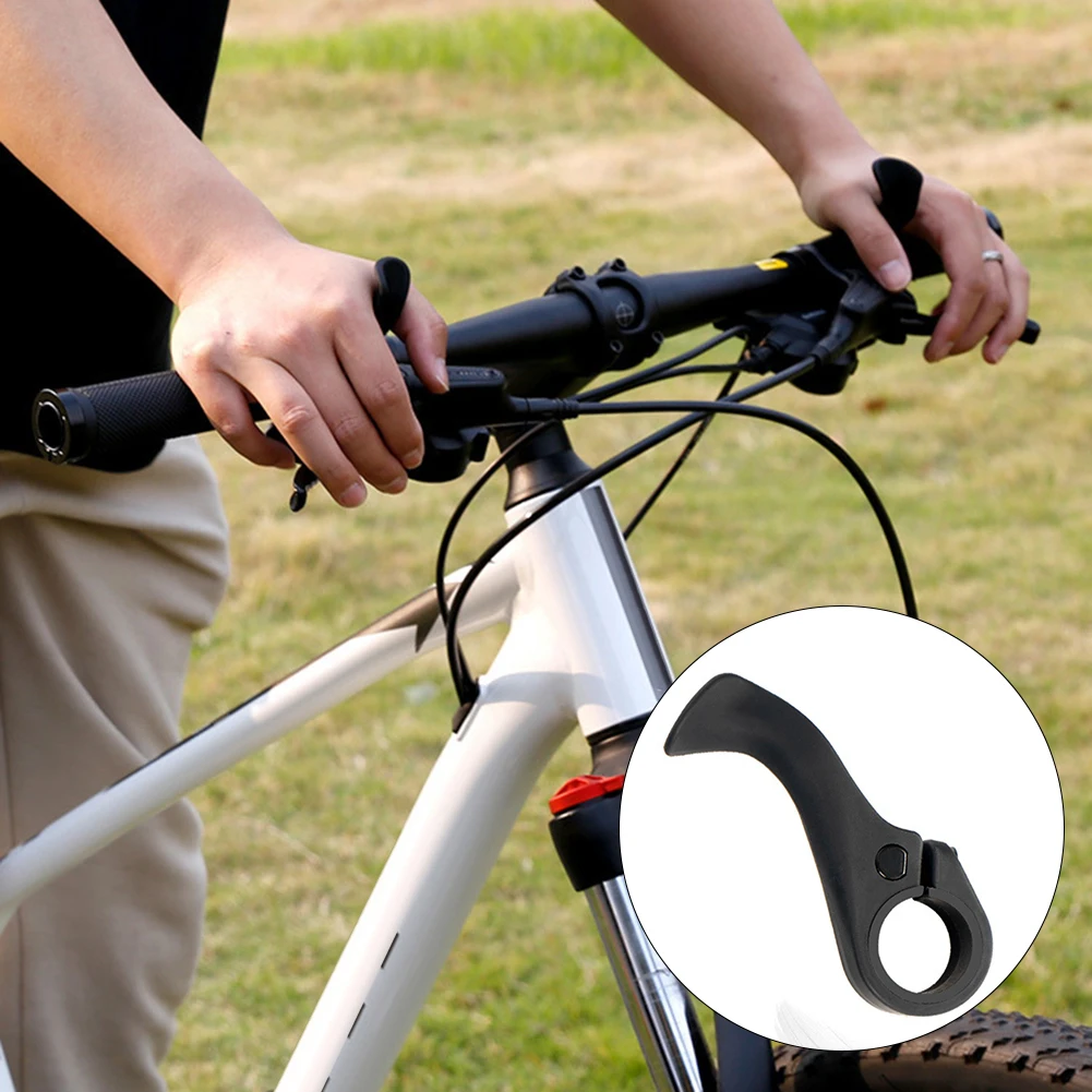 1 Pair Ergonomic Design Bicycle Inner Bar Ends MTB Bike Handlebar Ends With Plugs 95x32x30mm Bicycle Handle Bar Accessories