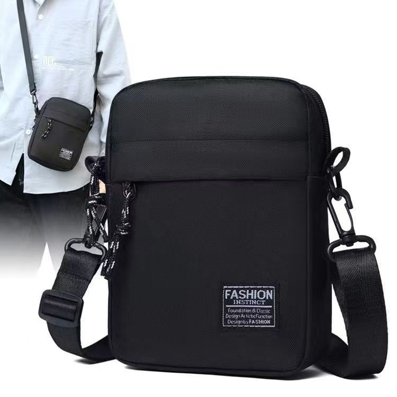 Stylish Casual Shoulder Crossbody Bag Lightweight Minimalist Commuter Phone Bag Men's Mini Backpack Portable Work Crossbody Bag