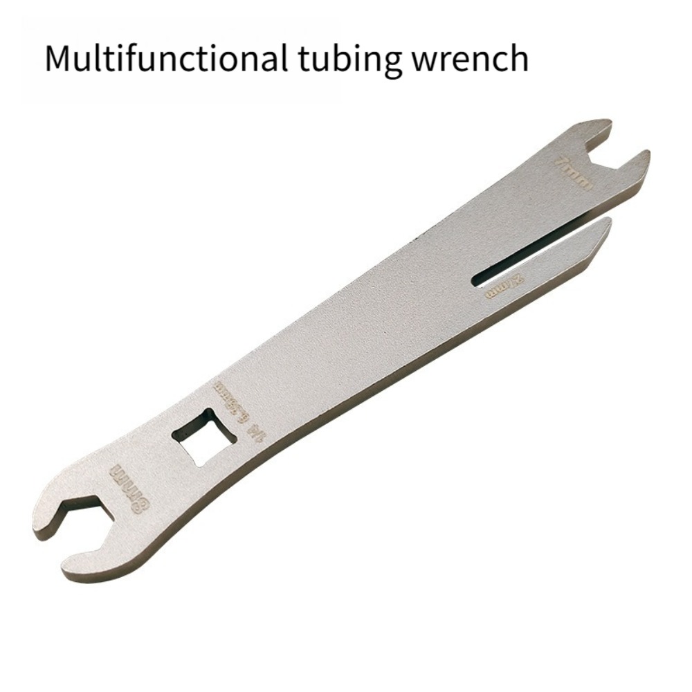 7-8mm Open-end Wrench for Locking Screw of Bicycle Hydraulic Disc Brake Oil Pipe, Brake Locking and Disc Brake Correction Tool