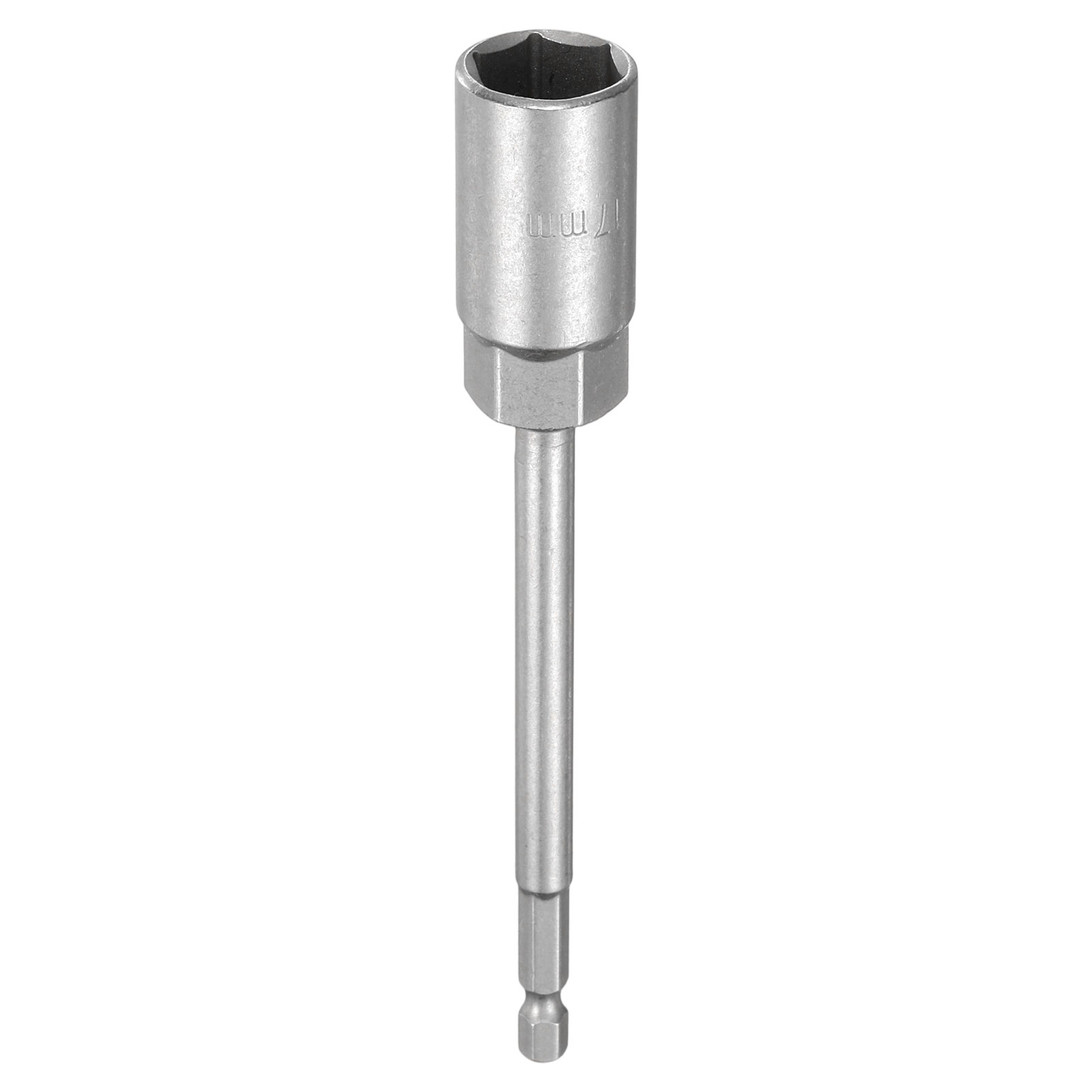 1pcs Nut Driver Drill Bit 5.5mm-19mm Metric Impact Socket 1/4" Hex Shank 6" (150mm) Extra Long 6-Point Sockets for Power Drill