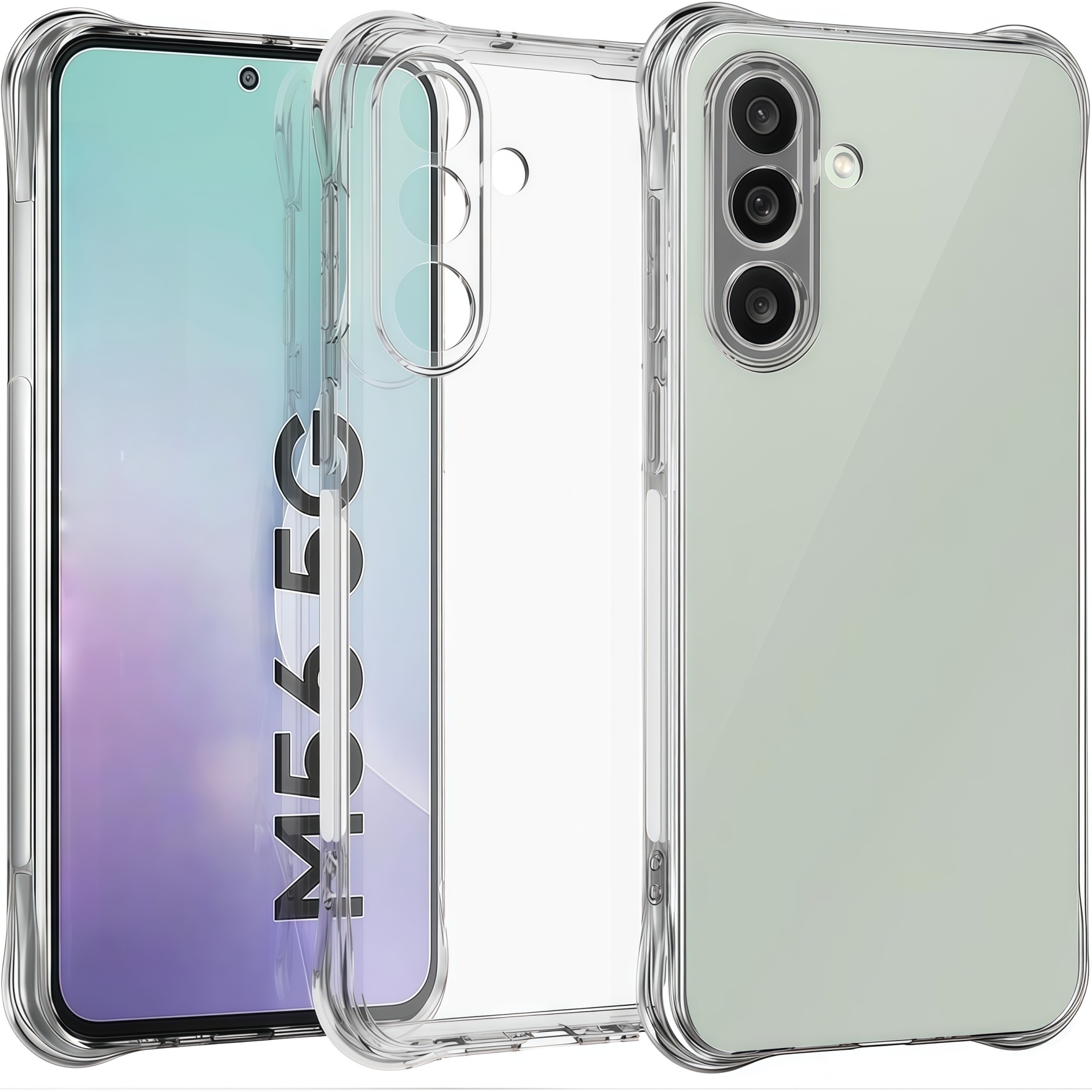 Crystal Clear, Highly Translucent Protective Shockproof TPU Phone Case For M56 / M55 / M53 / M51
