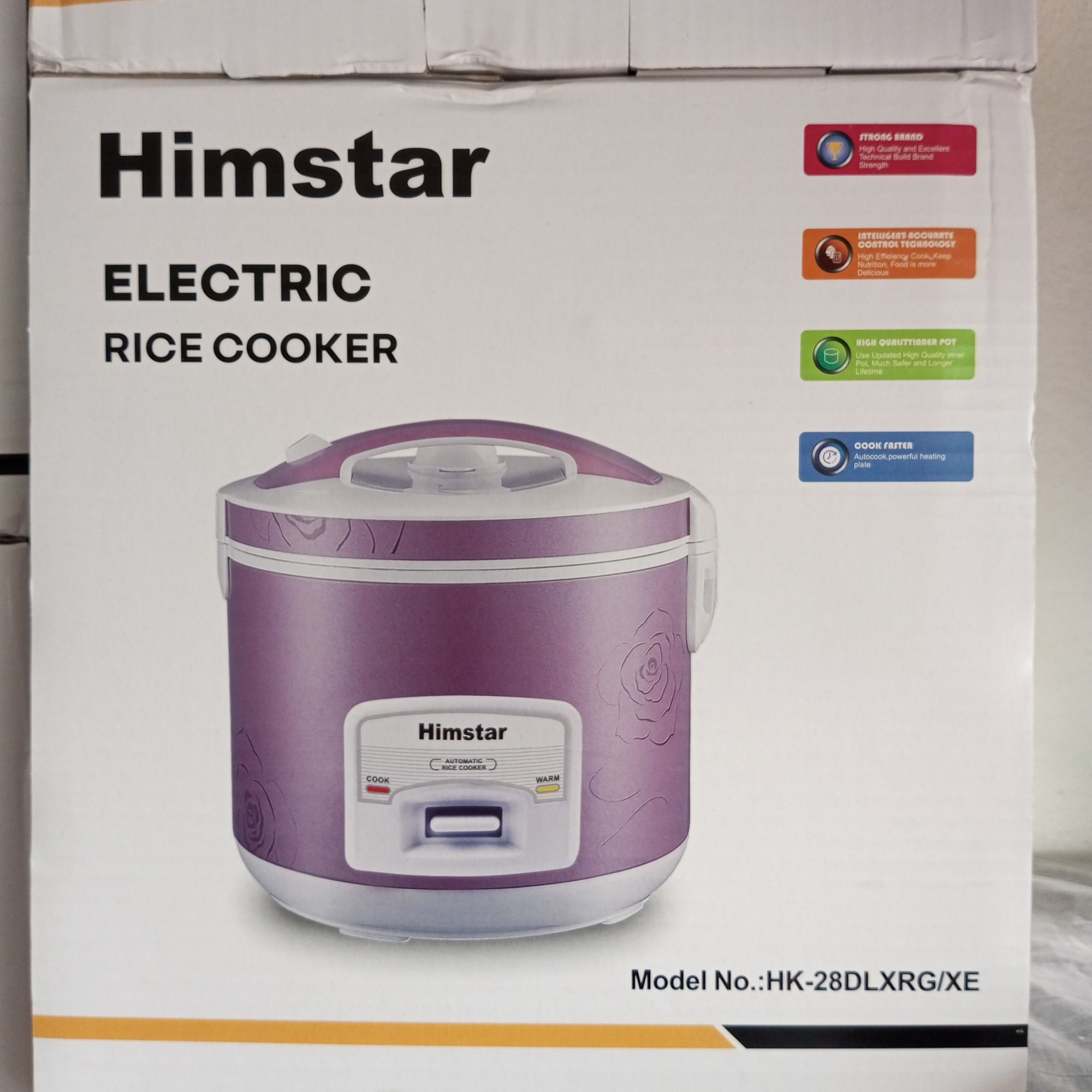 Himstar Rice Cooker HS-D28ZX 18 Cups/2.8 Ltr