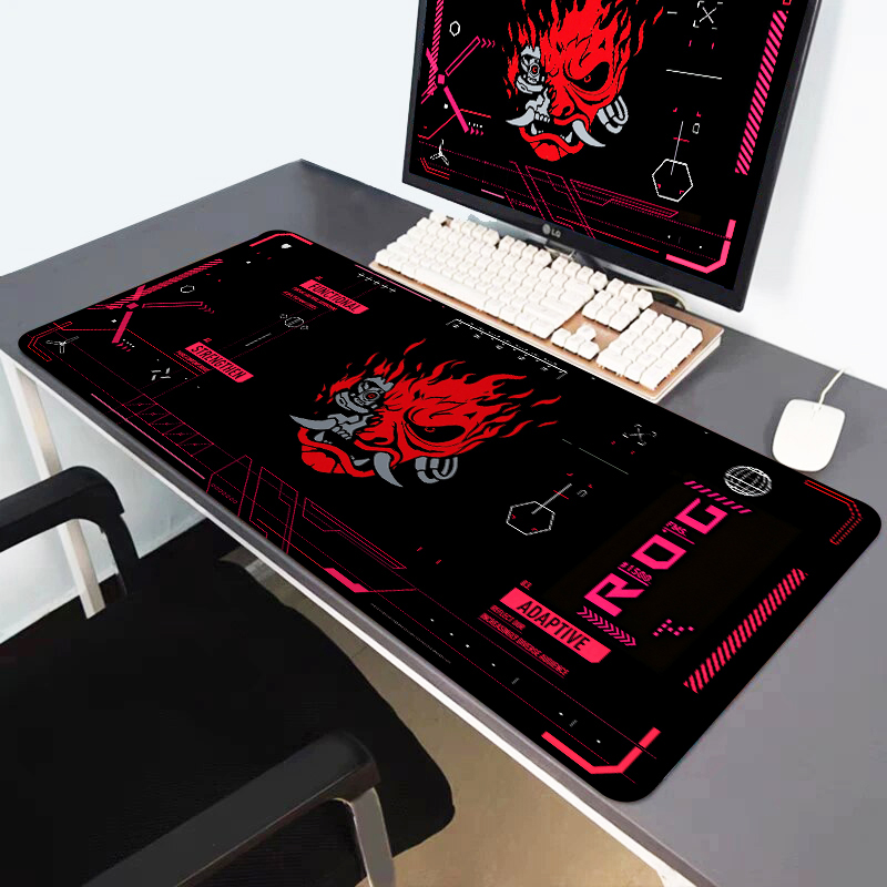 Gaming mats Extended Mouse pad Digital pattern large Black 400X900 PC Computer Keyboard XXL Desk mat Office rug