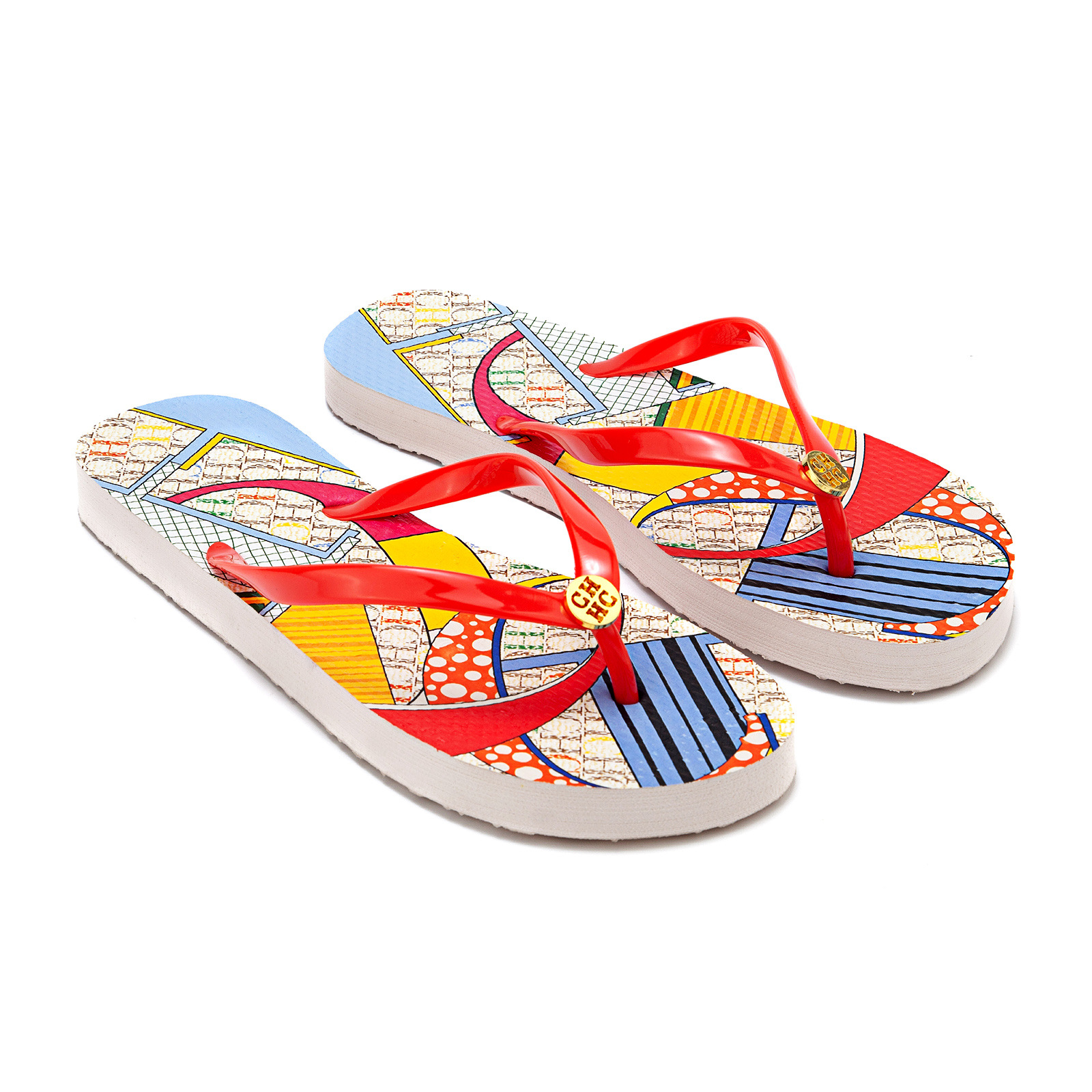 2026 CHH Summer New Arrival Women's Sandals High-Quality Premium Light Luxury Design Multi-Color Flat-Soled Flip-Flops