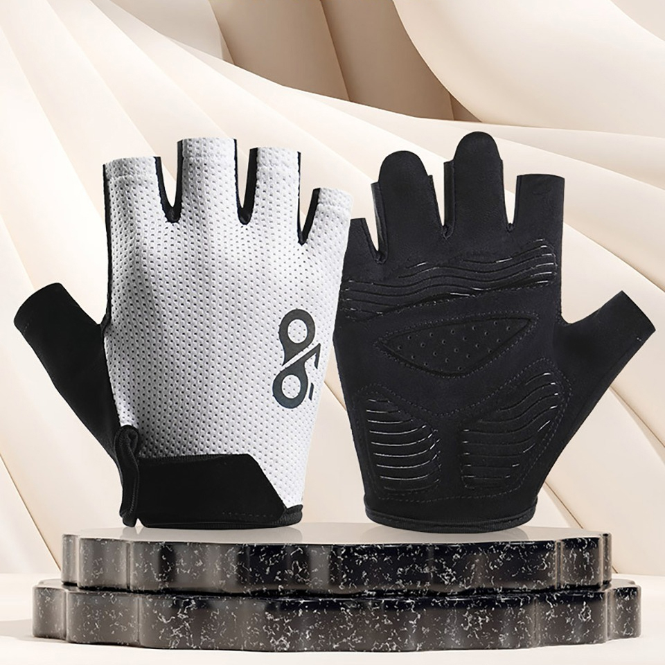 X-TIGER Half-Finger Cycling Gloves Unisex Anti-Slip Shock Absorption Breathable Cycling Gloves Sports Training Cycling Gloves