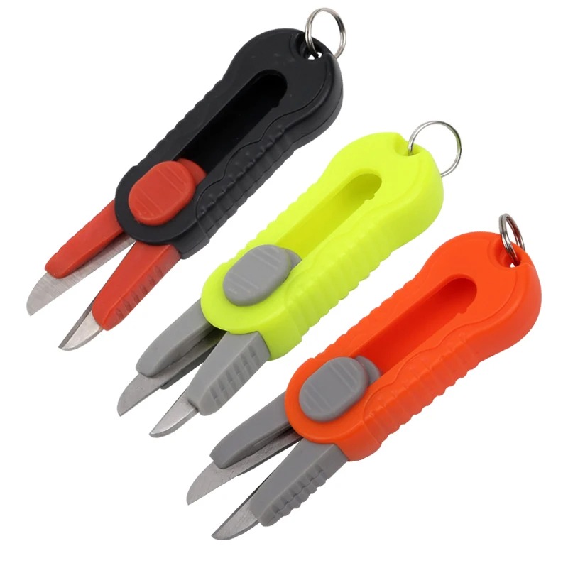 Portable Folding Magnetic Fishing Scissors, Stainless Steel Line Cutter Mini Clipper Fishing Tackle