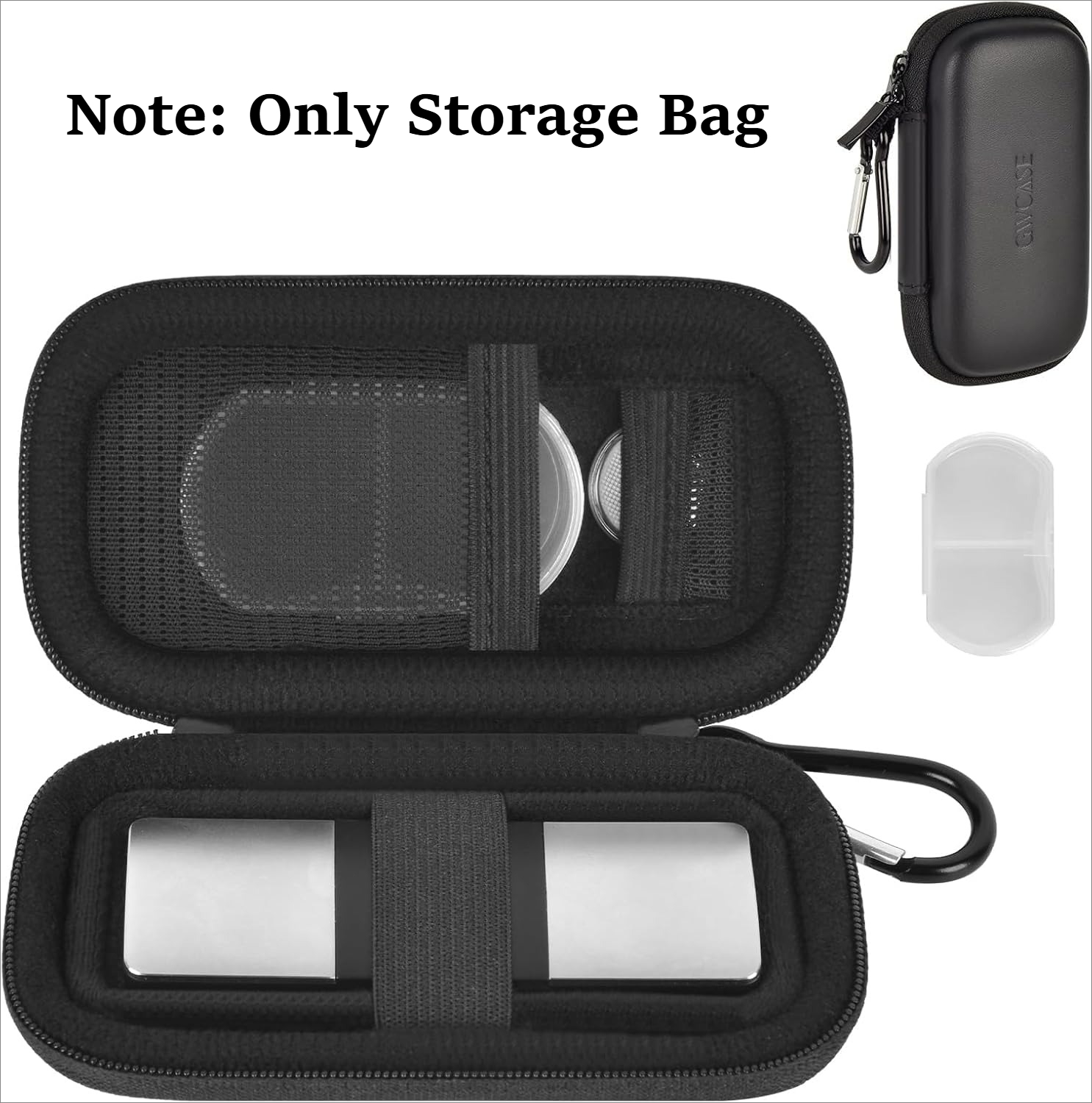 Heart Monitor Storage Bag Compatible with Kardiamobile EKG Monitor for Kardiamobile 6L for Kardia Mobile 6L Max (Bag Only)