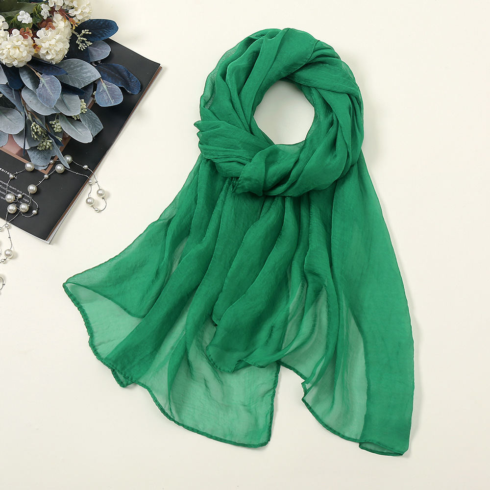 Oversize Chiffon Women Summer Shawl Sleeves Sun Protection Turban Wrap Scarf Beach Towel Bikini Cover up Pareo Sarong Bandana
