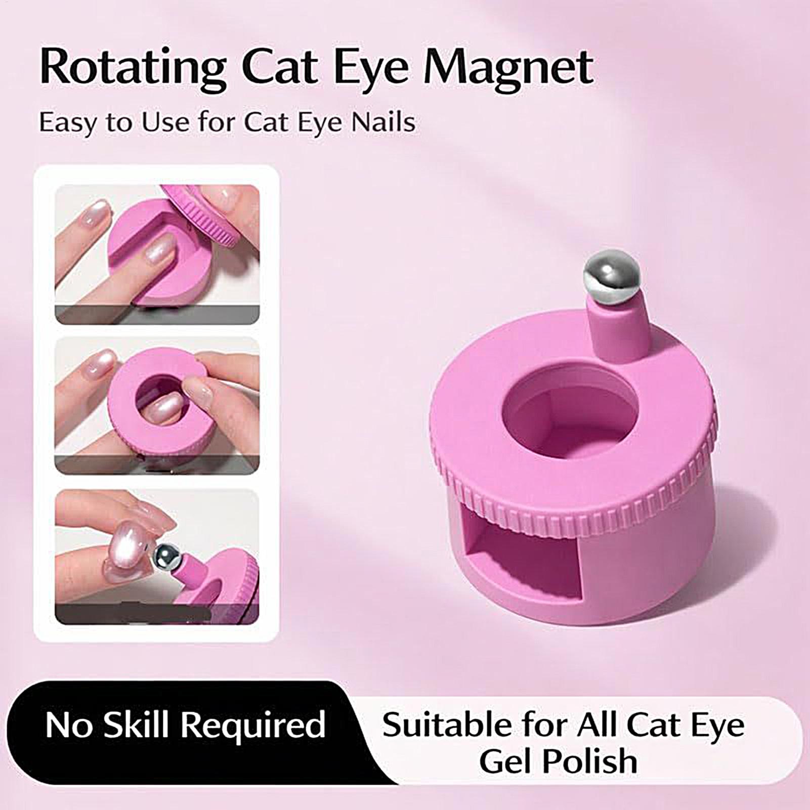 Nail Art Automatic Suction Cat Eye Magnet Artifact, Multifunctional, Ultra Strong, Wide Light French Cat eye Magnet