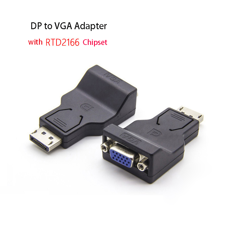 DP to VGA Converter Graphics Card Video DisplayPort Adapter Extend Cable Splitter for PC Computer Laptop Monitor Connect Plug