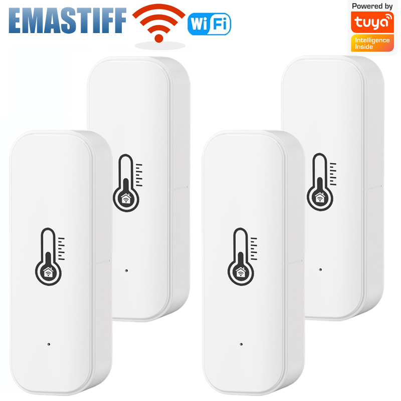 3000W Tuya WiFi Switch with Power Monitor and Temperature Humidity Sensor for Smart Control via Alexa and Home