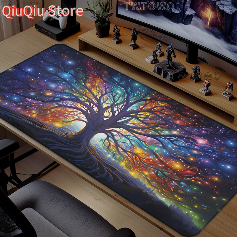Tree of Life Mouse Pad Gaming printon demand Large HD New Mousepad XXL Desk Mats Playmat Office Natural Soft PC Mice Pad