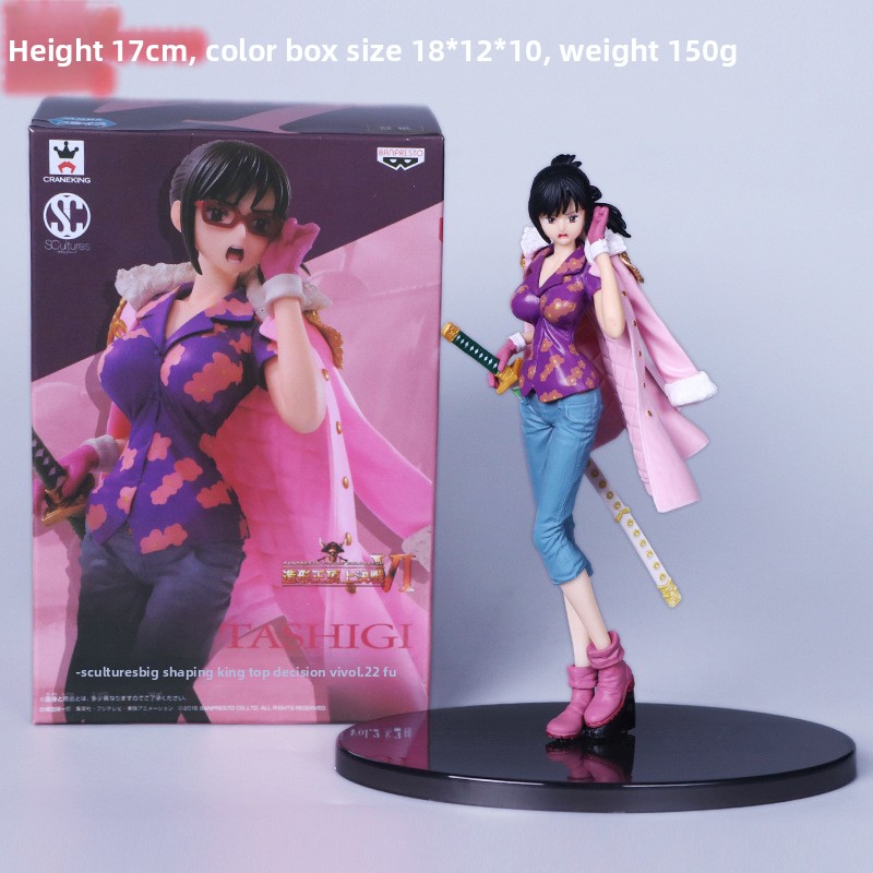 17CM Anime One Piece Tashigi Figure Top War Model Toy Action Figure PVC Statue Model Doll Collectible Room Decoration