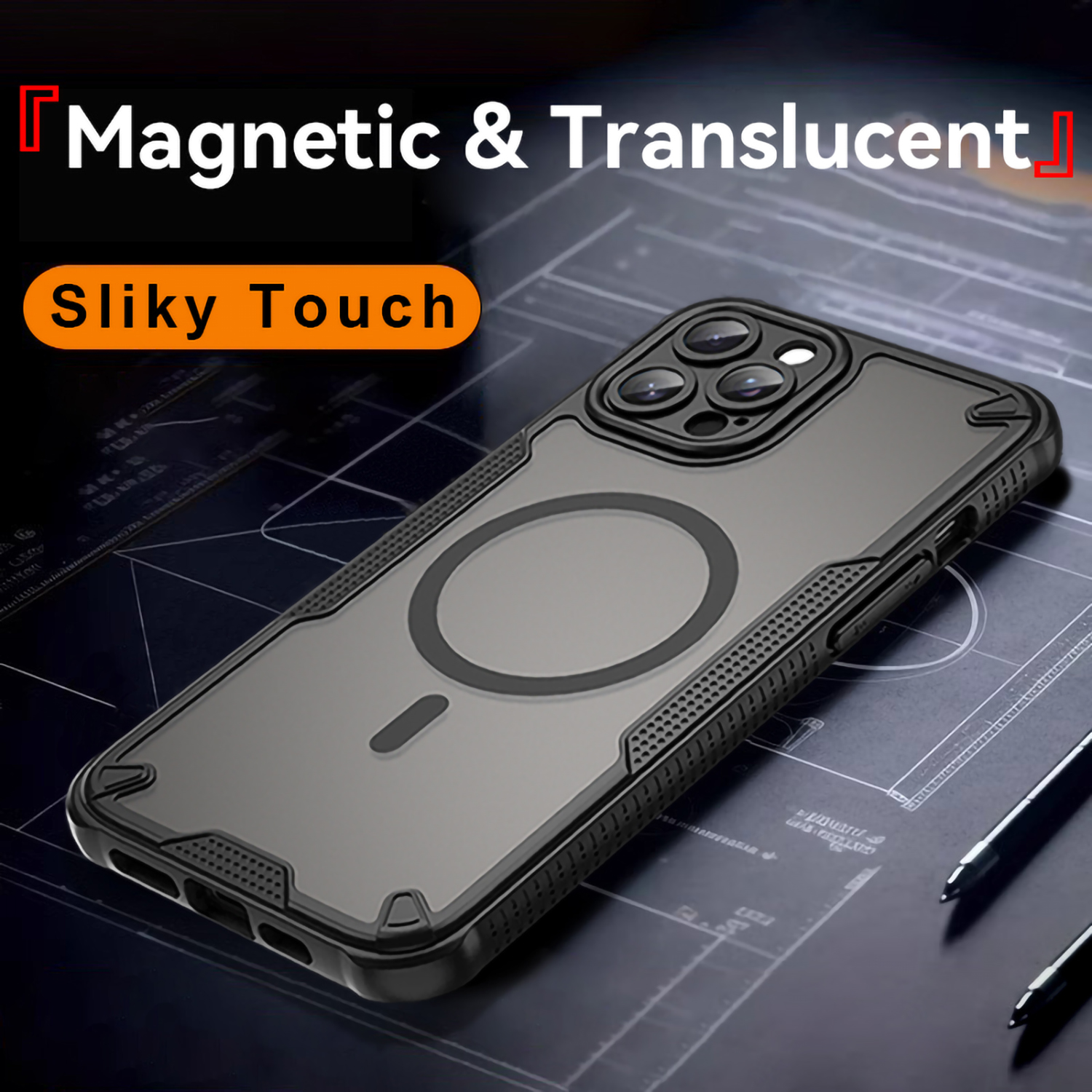 Luxury Matte Phone Case for iPhone

For Magsafe Wireless Charge Magnetic Shockproof Armor Soft Bumper Cover