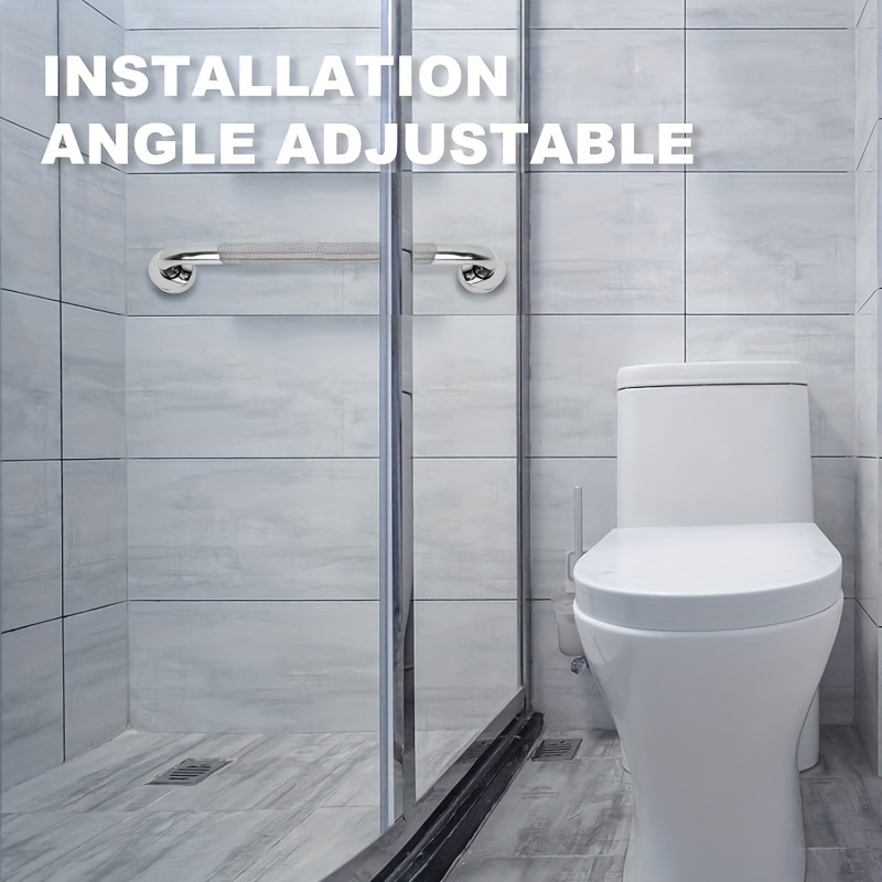 Stainless Steel Bathroom Safety Handrails , Sturdy Construction, Durable Handrail, Support Rail