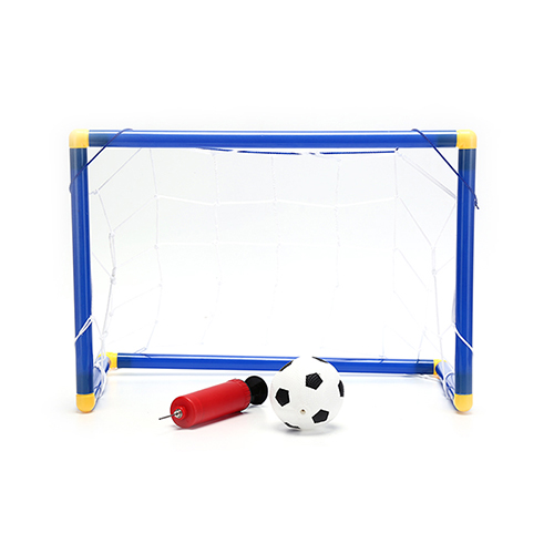 Mini Cute Football Soccer Goal Post Net Set Pump Indoor Outdooor Kids Toy