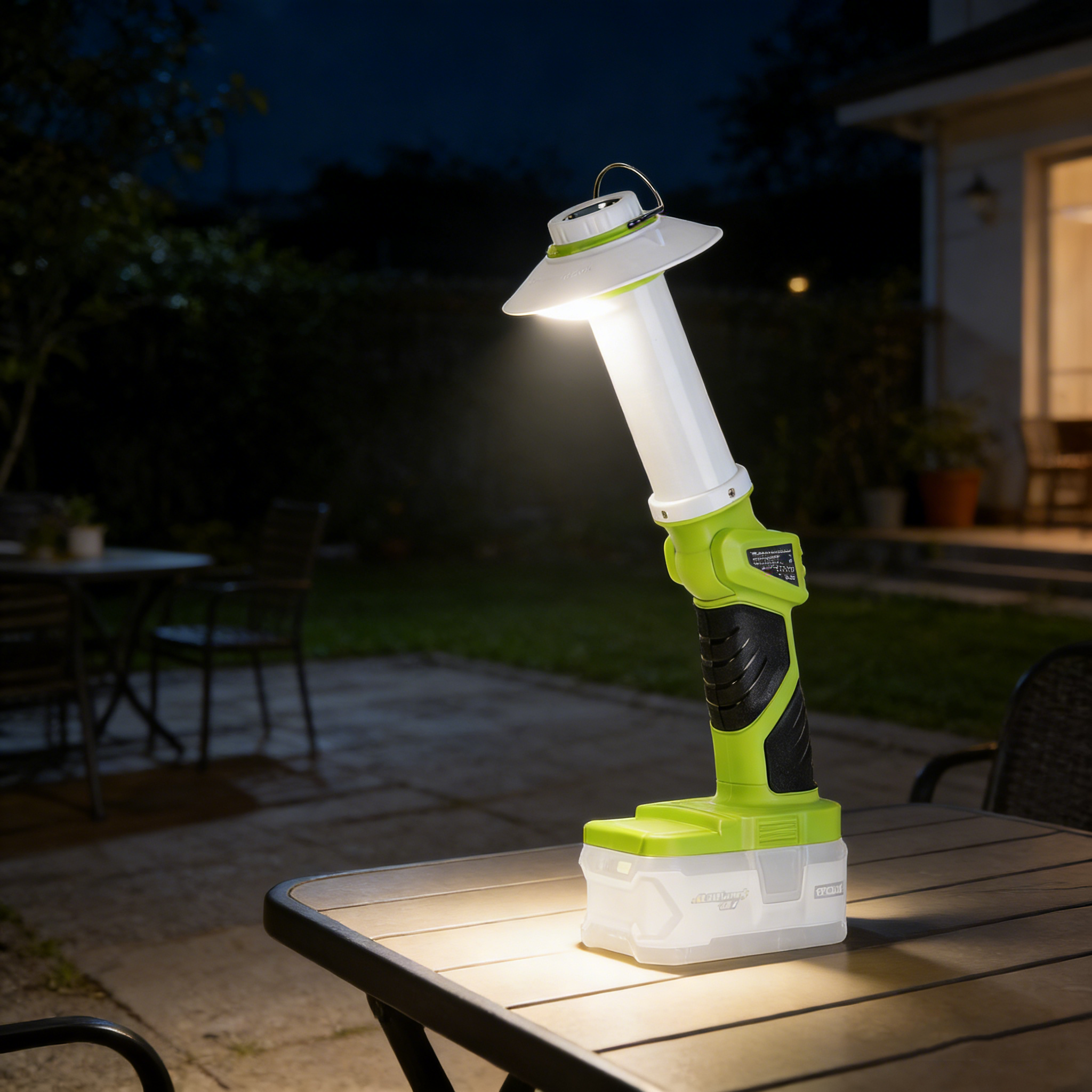 Work Light for Ryobi 18v Battery, Flashlight 18v, 800lm LED Flood Light Outdoor with 6 Modes Lighting for Camping, Power Outages