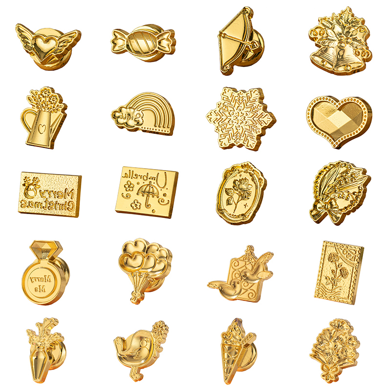 1pc Plant/Flowers Wax Seal Stamp Head for Scrapbooking Envelopes Wedding Invitations Packaging Sealing Wax