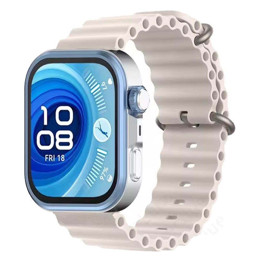 Silicone Band For Watch FIT 4 Pro 4 3 2 Strap Ocean metal Buckle sport Replacement bracelet correa fit 4pro 3 band