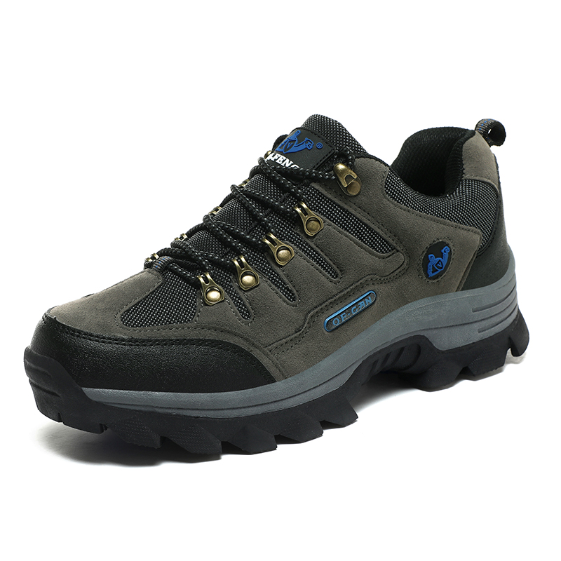 Winter Casual Shoes Men Leather Comfortable Walkng Shoes Autumn Classic Outdoor Sneakers Women High Top Hiking Sneakers Lace Up