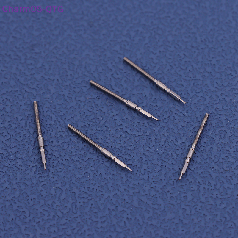 NEW 6Pcs Watch Steel Stem Kit Fit ETA2824 2834 2836-2 2846 Movement Steel Crown Stem Watch Stem Spare Parts Accessories