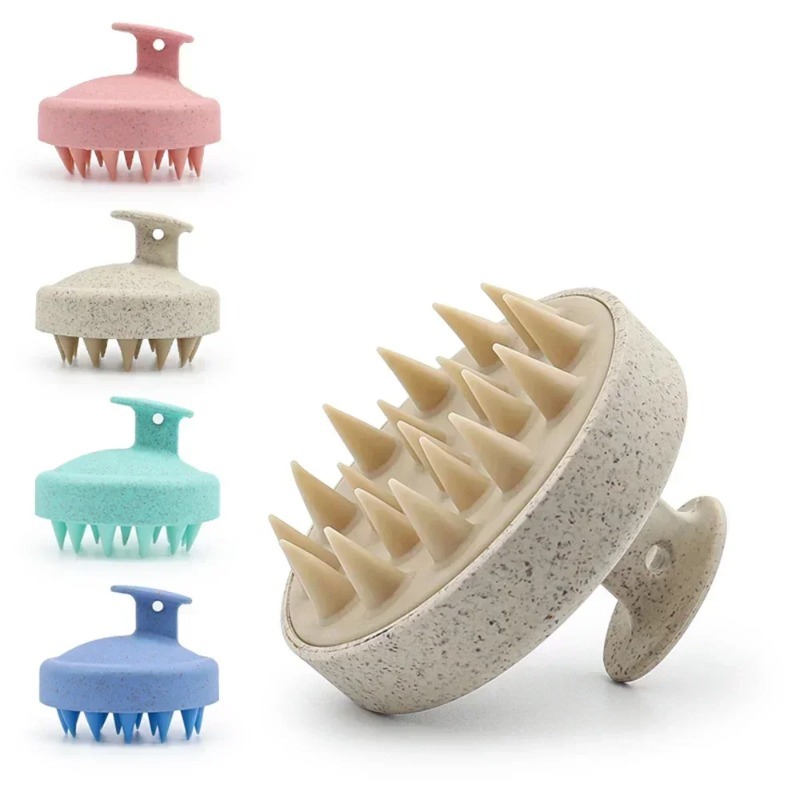 Massage Comb Comb 1pc Silicone Shampoo Brush Body Massage Brush Bathtub Shower Brush Salon Hairstyle Tool Scalp