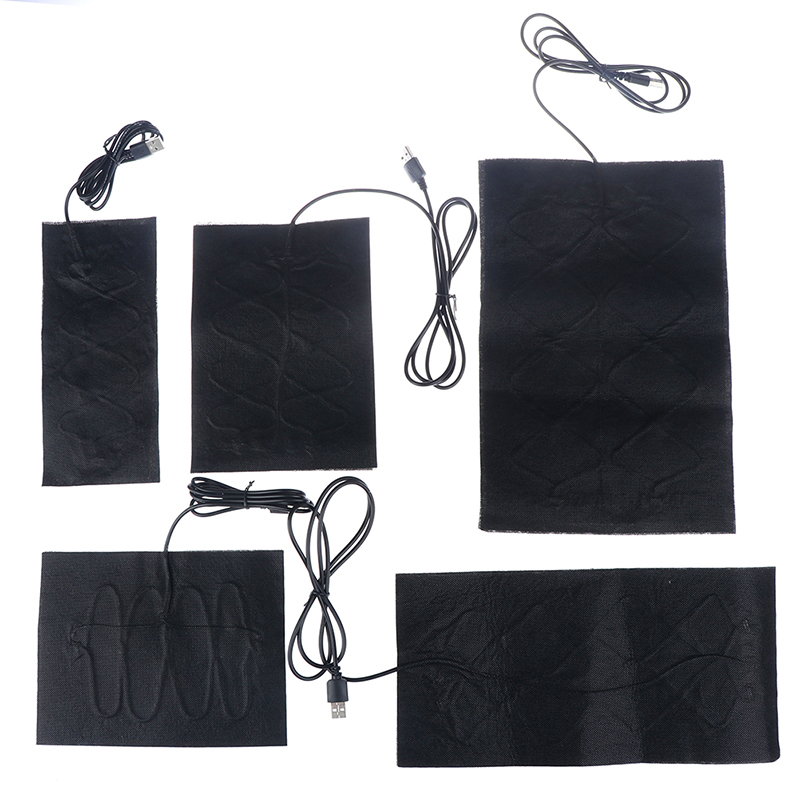 1pc High Quality Hot Sale Portable 7 Size USB Warm Carbon Fiber Heated Pads Heated Jacket Coat Vest Heating