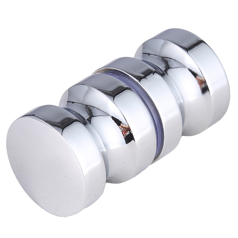 Glass Door Handle Aluminum Alloy Bathroom Small Handles Modern Simple Single Hole Handle Bathroom Practical Easy To Install