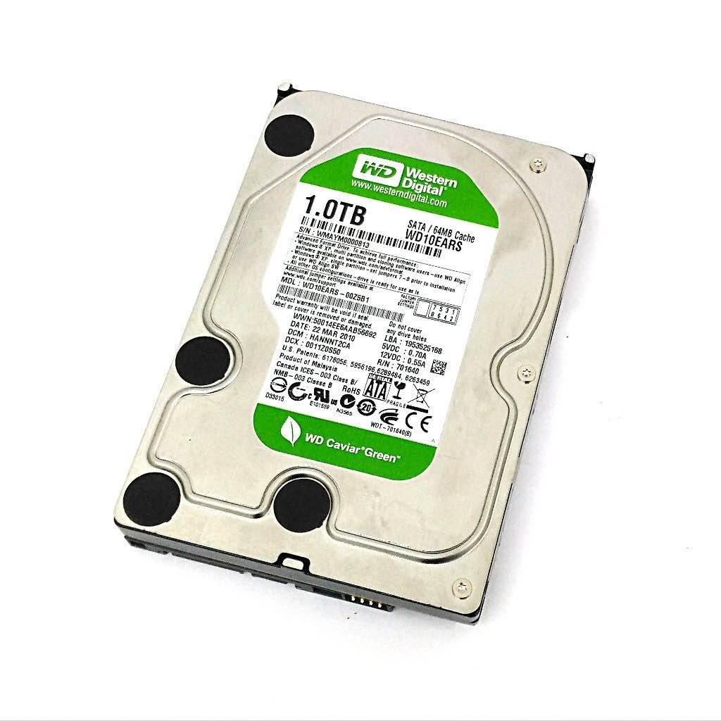 Western Digital Caviar Green 1TB Harddisk For Desktop Pc , Cctv camera
