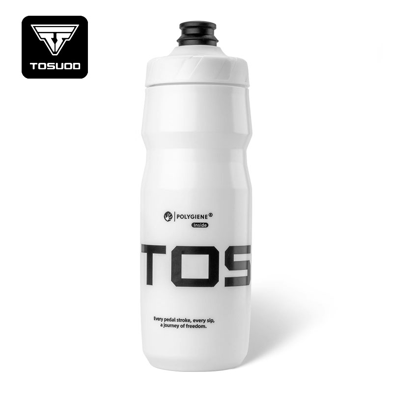TOSUOD Sports Water Bottle Transparent Plastic Water Bottle 590ML/700ML Portable Squeezed Drinking Bicycle Water Bottle