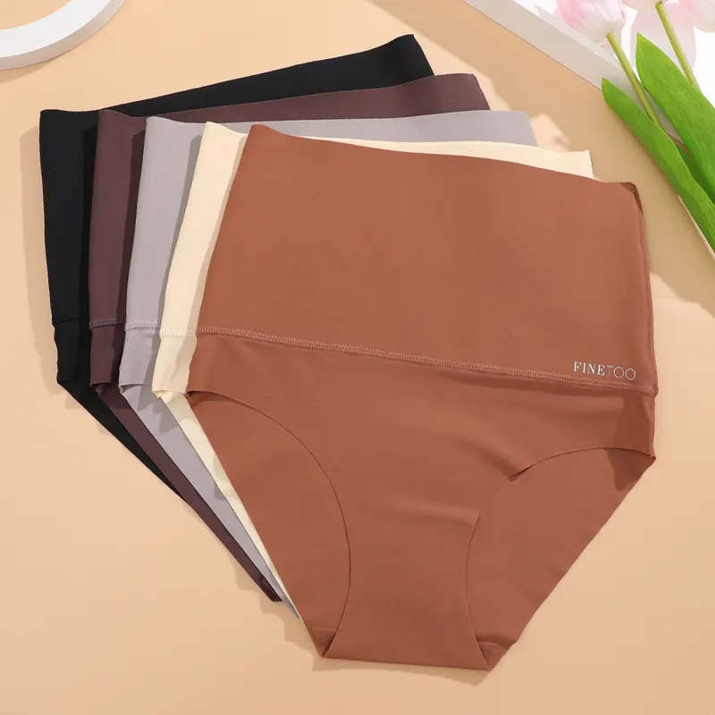 Women Seamless Shapewear Bodysuit Ice Silk Breathable Tummy Control Butt Lifter Briefs Female Slimming Underwear Finetoo