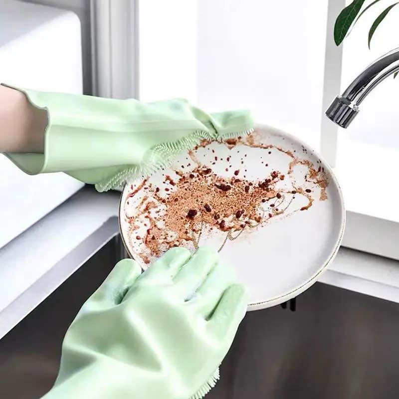 Purple Kitchen Silicone Gloves