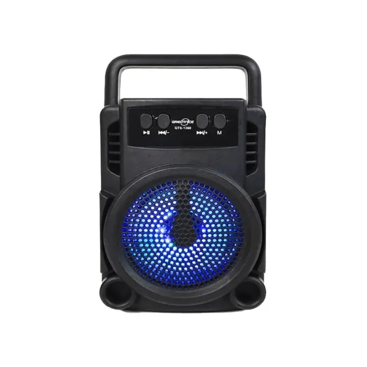 Great Nice Portable Bluetooth Speaker 3″ (GTS-1360) The GTS-1360 Portable Bluetooth Speaker combines power, Sound And Compact
